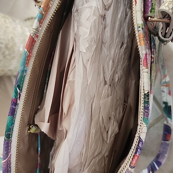 🩷💜 BRAHMIN DAYLILY MEDIUM ASHER HANDBAG & ADY WALLET 💜🩷 - Picture 13 of 15